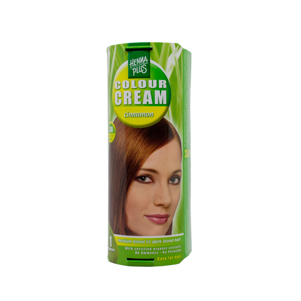 HENNAPLUS dažantis kremas Colour Cream, spalva cinamono 7.38