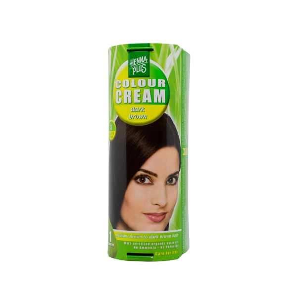 HENNAPLUS dažantis kremas Colour Cream, spalva tamsi ruda 3