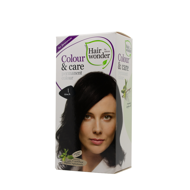 HAIRWONDER Colour & Care ilgalaikiai plaukų dažai be amoniako, spalva juoda 1 HAIRWONDER Colour & Care ilgalaikiai plaukų dažai be amoniako, spalva juoda 1