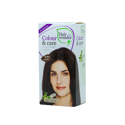 HAIRWONDER Colour & Care ilgalaikiai plaukų dažai be amoniako, spalva espresso 3.37