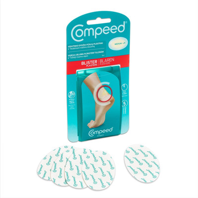 COMPEED, pleistras pūslėms, vidutiniai, 5 vnt. paveikslėlis