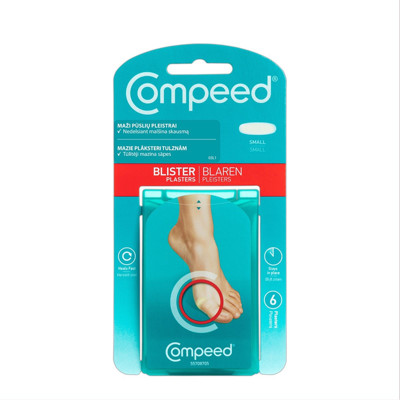 COMPEED, pleistras pūslėms, mažas, 6 vnt. paveikslėlis