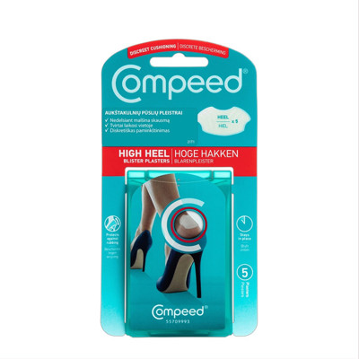 COMPEED, aukštakulnių pūslių pleistrai, 5 vnt. paveikslėlis