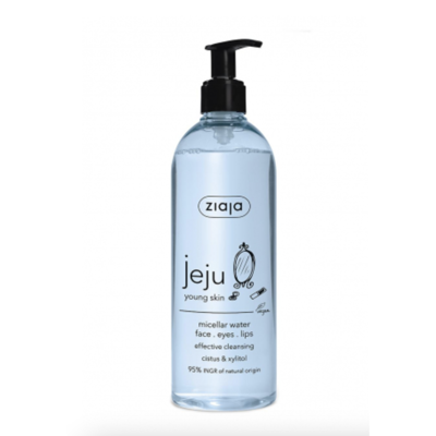 Ziaja Jeju Young Skin bekvapis micelinis vanduo, 390 ml