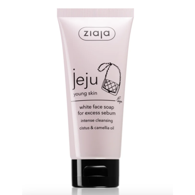 Ziaja Jeju Young Skin švelniai valantis muilas veidui, 75 ml