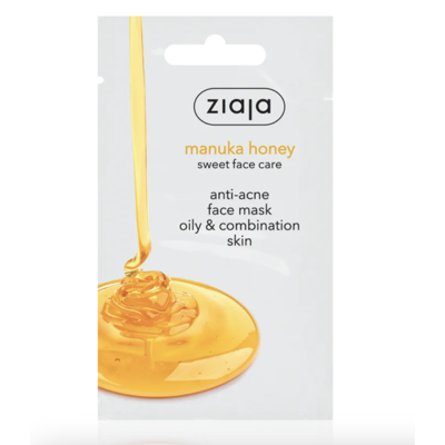 Ziaja Manuka Honey veido kaukė nuo aknės, 7 ml