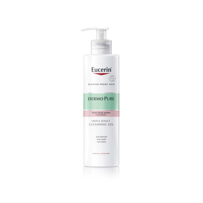 EUCERIN DERMOPURE, trigubo poveikio prausimosi gelis, 400ml  paveikslėlis