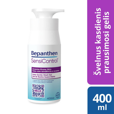 BEPANTHEN SENSICONTROL, prausimosi gelis, 400ml paveikslėlis