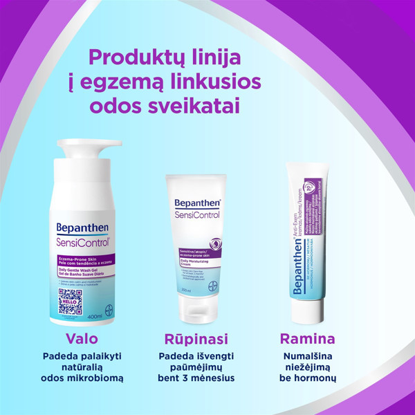 BEPANTHEN SENSICONTROL, kremas, 200ml paveikslėlis