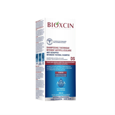 Bioxcin AQUA THERMAL DS, šampūnas nuo intensyvaus pleiskanojimo, 200ml paveikslėlis