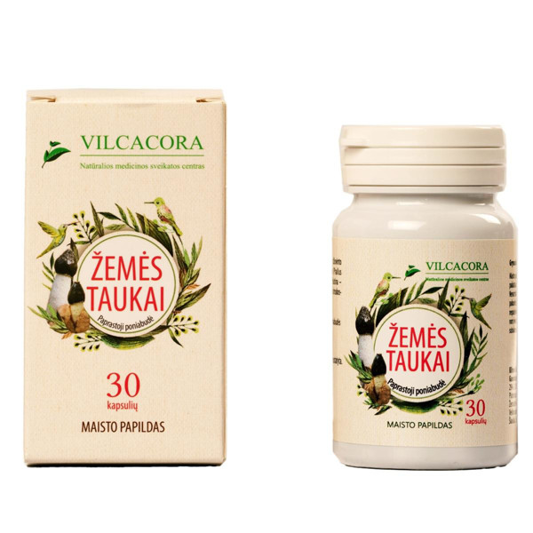 VILCACORA ŽEMĖS TAUKAI, 30 kapsulių paveikslėlis