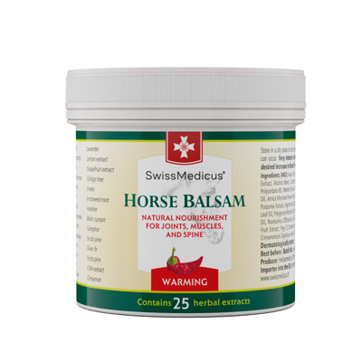 SWISSMEDICUS HORSE BALSAM, Šildomasis kūno balzamas, 250ml paveikslėlis