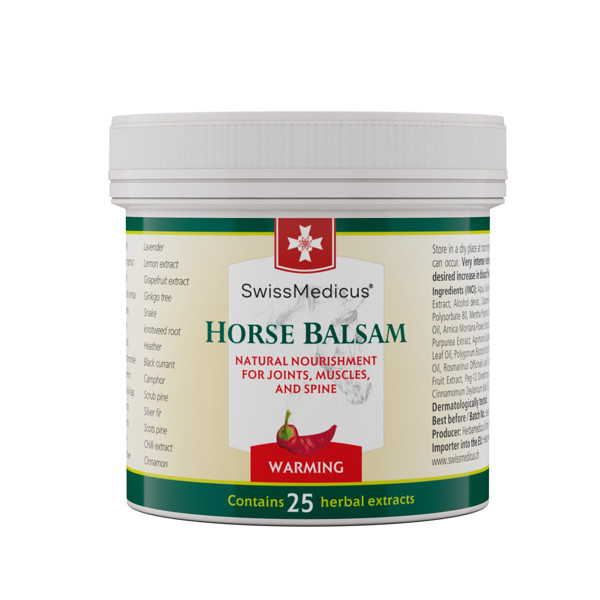 SWISSMEDICUS HORSE BALSAM, Šildomasis kūno balzamas, 250ml paveikslėlis