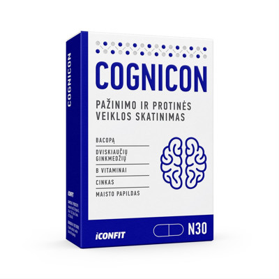 ICONFIT, cognicon, 30 kapsulių paveikslėlis