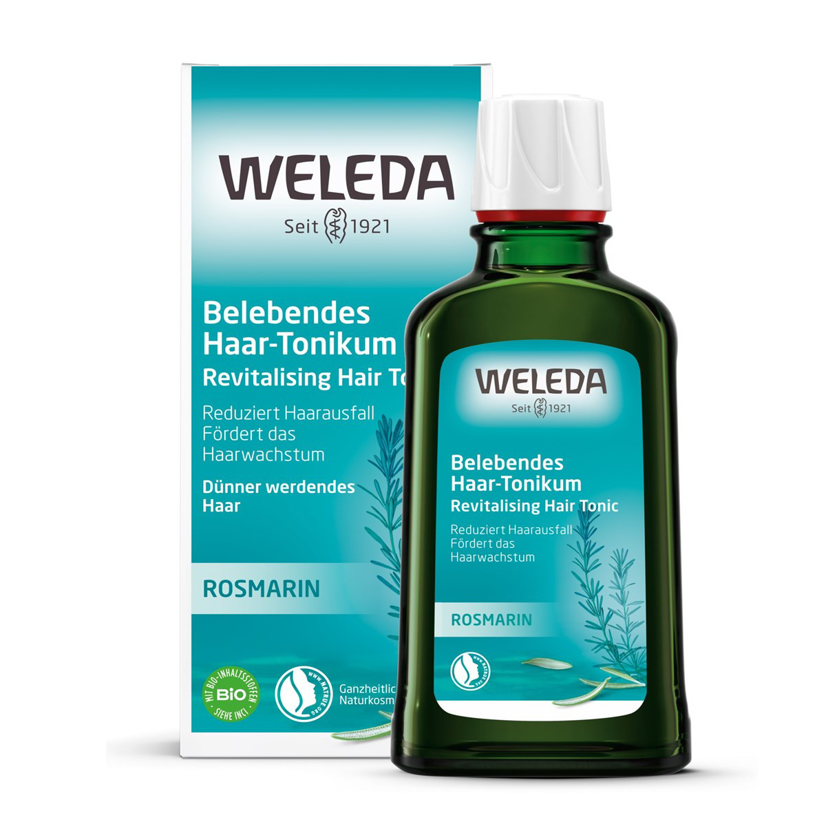 WELEDA, tonikas su rozmarinais nuo plaukų slinkimo, 100 ml