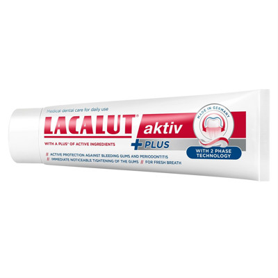 LACALUT AKTIV PLUS, dantų pasta, 75ml paveikslėlis