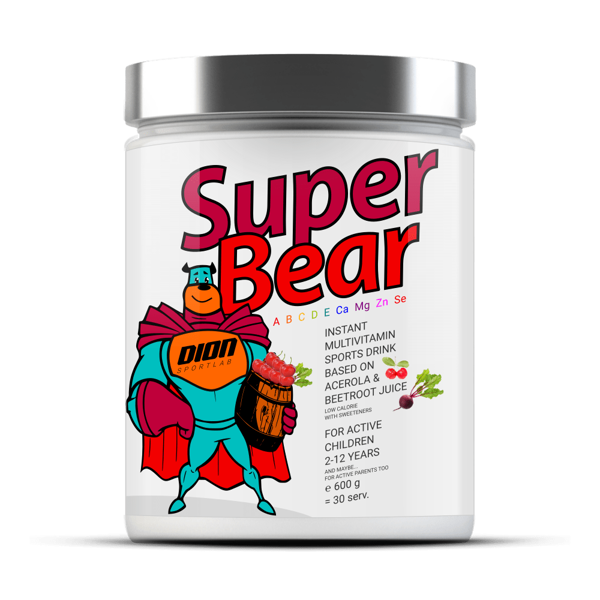 DION SPORTLAB SUPER BEAR, Acerola + Burokėlių sultys 600 g