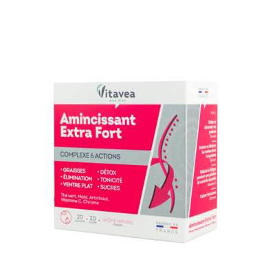 VITAVEA Efektyviam lieknėjimui Extra strong slimming, 20 paketėlių