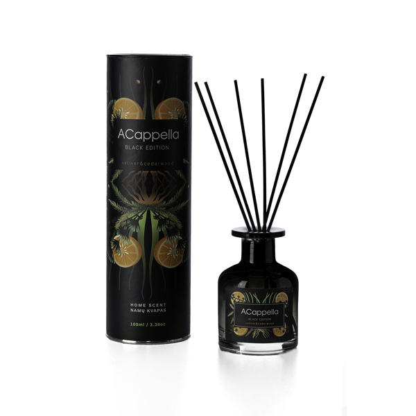 ACAPPELLA namų kvapas BLACK EDITION VETIVER & CEDARWOOD, 100 ml