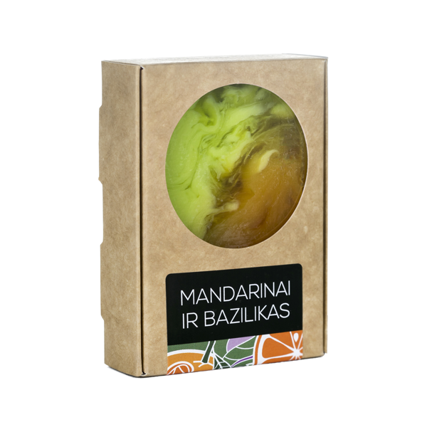 ACAPPELLA rankų darbo muilas MANDARINAI IR BAZILIKAI, 90 g.