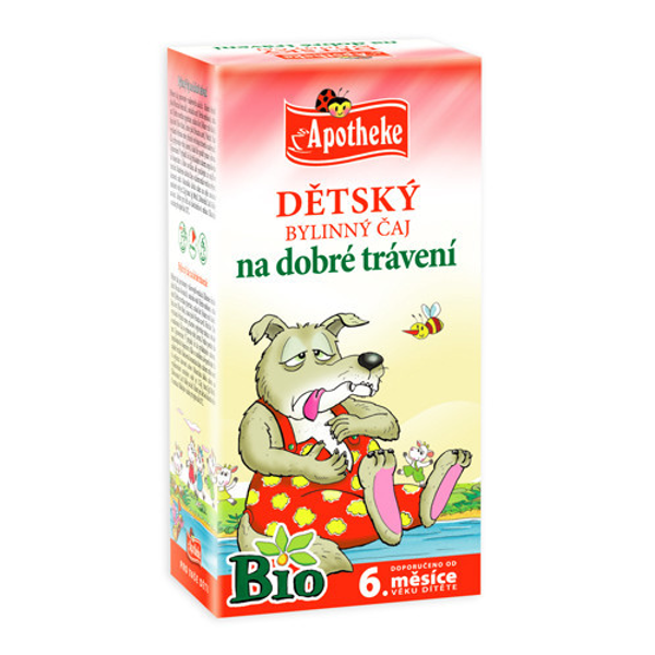 APOTHEKE BIO „Po gausių pietų“ žolelių arbata vaikams  nuo 6 mėnesių, 1,5g N20