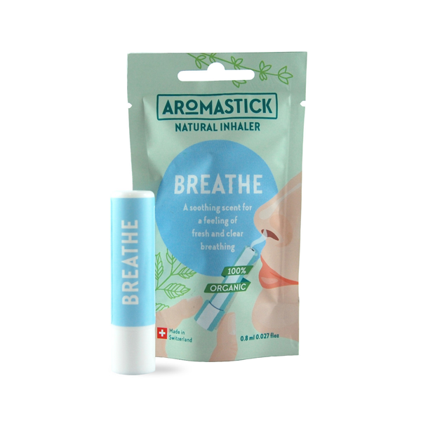 Aromastick 100 % natūralus uostukas - nosies inhaliatorius "Breathe"