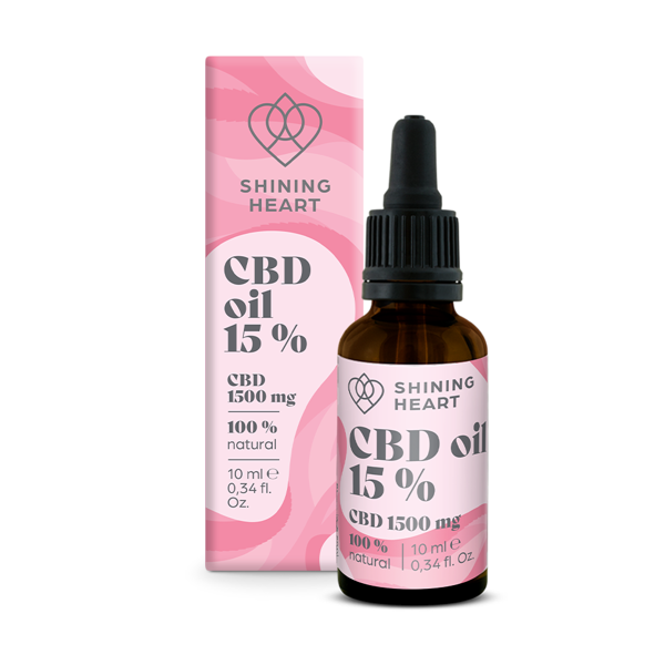 CBD aliejus 15%, 1500 mg, 10 ml