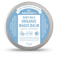 DR. BRONNER'S MAGIC BALM, ekologiškas švelnus balzamas kūdikiams be eterinių aliejų, 60 g