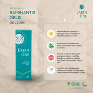 EARTH LINE Aloe Vera Irriderm gel Raminantis gelis paraudusiai, jautriai, po saulės, visų tipų odai, 100ml