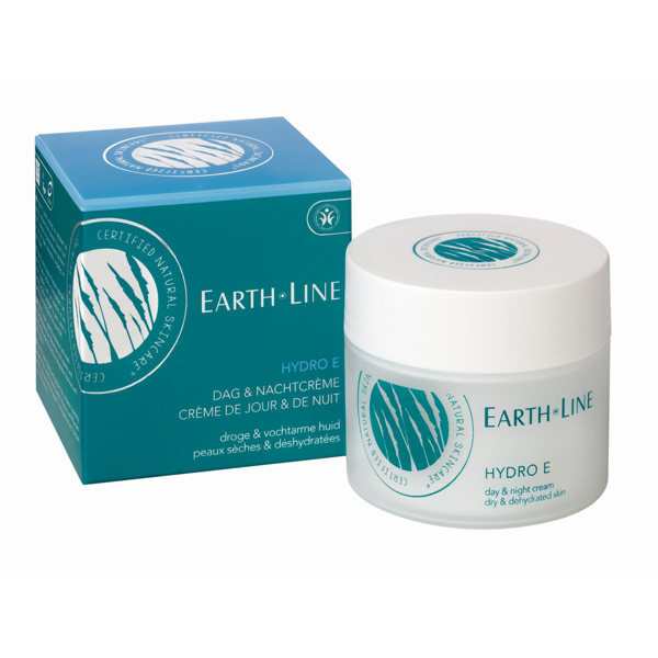 EARTH LINE Hydro E Dieninis ir naktinis drėkinantis kremas sausai ir dehidratuotai odai, 50ml