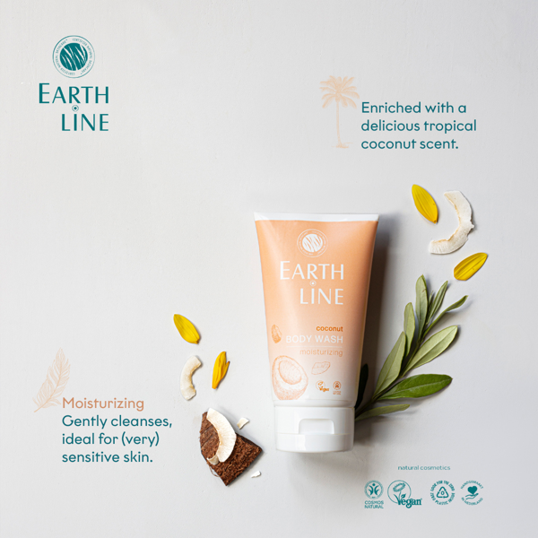 EARTH LINE Kūno prausiklis Coconut 150ml