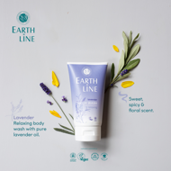 EARTH LINE Kūno prausiklis Lavender 150ml