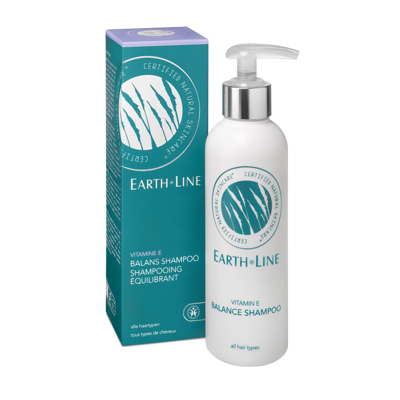 EARTH LINE Vitamin E Balansuojamasis šampūnas visų tipų plaukams, 200ml