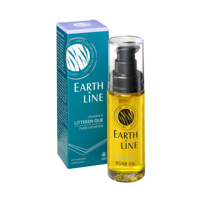 EARTH LINE Vitamin E Randų ir strijų aliejus visų tipų odai, 30ml