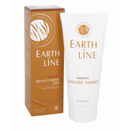 EARTH LINE Vitamin E Sunless Tanner Savaiminio įdegio kremas 100ml