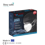 GOODMASK RESPIRATORIUS FFP2 X 10 VNT. (raudonos spalvos)