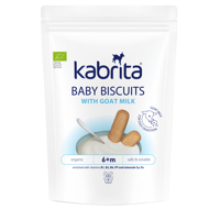 Kabrita® Ožkos pieno pagrindu pagaminti sausainiai nuo 6 mėn, 115 g.