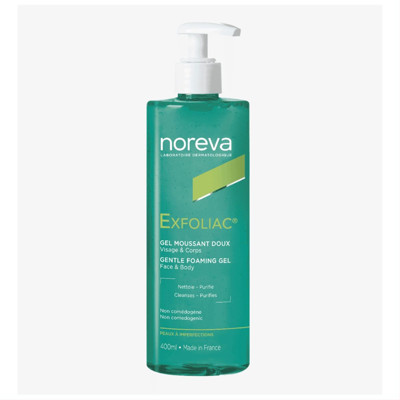 NOREVA EXFOLIAC, švelnus putojantis gelis, 400ml paveikslėlis