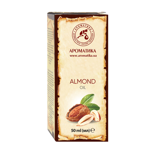 Natūralus augalinis migdolų aliejus 50ml.