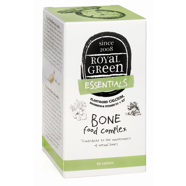 ROYAL GREEN BONE FOOD, kompleksas kaulams, 60 tablečių