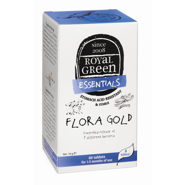 ROYAL GREEN FLORA GOLD, 60 tablečių