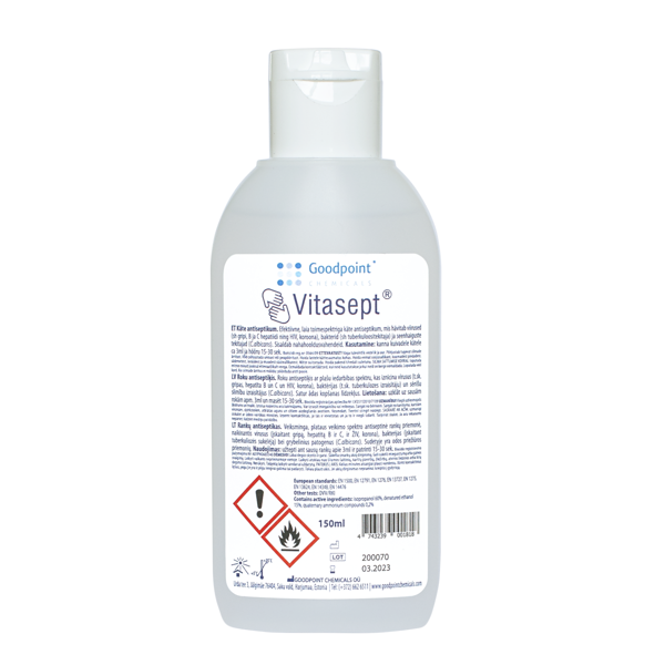 VITASEPT Rankų dezinfekantas, 150ml