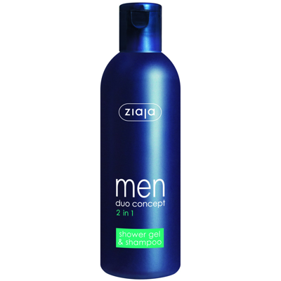 Ziaja men 2 in 1 duo želė + šampūnas, 300 ml