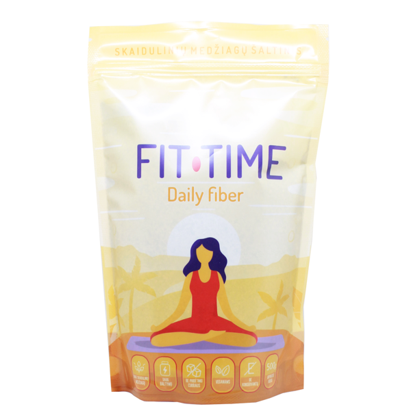 "FIT TIME", MAISTINĖS SKAIDULOS, 500 g