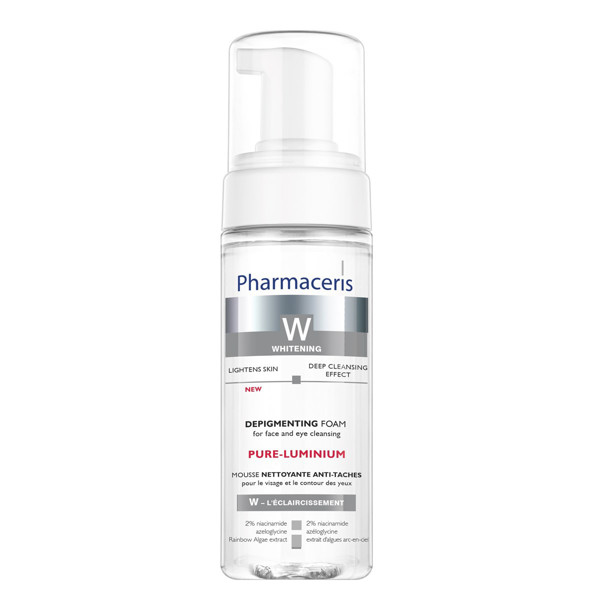 PHARMACERIS W PURE-LUMINUM, prausimosi putos nuo pigmentacijos, 150 ml paveikslėlis