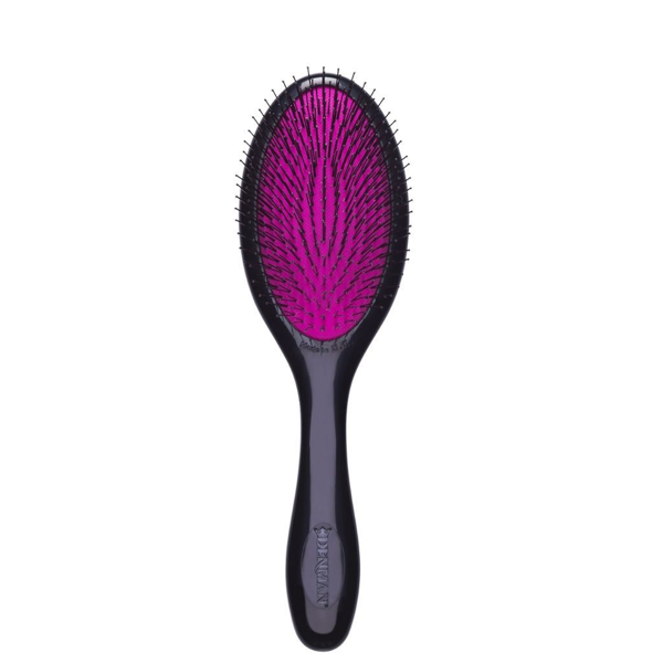 DENMAN D93M Tangle Tamer Gentle Black itin švelnus šepetys