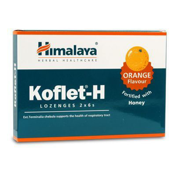 Himalaya Koflet H Orange 2 x 6 pastilės