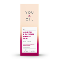 YOU&OIL VEIDO KREMAS. MAITINIMAS IR ENERGIJA BRANDŽIAI ODAI, 30 ml