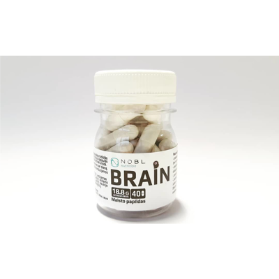 NOBL NUTRITION BRAIN, Rausvoji Radiolė (Rhodiola rosea), 40 kapsulių