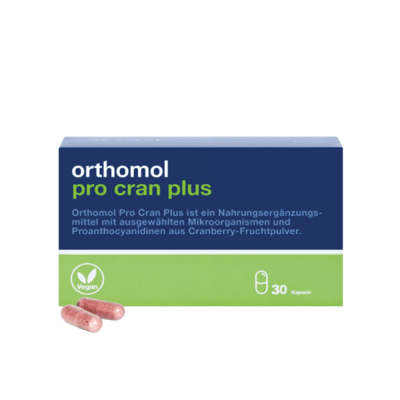 ORTHOMOL PRO CRAN PLUS, 30 kapsulių, 15 porcijų